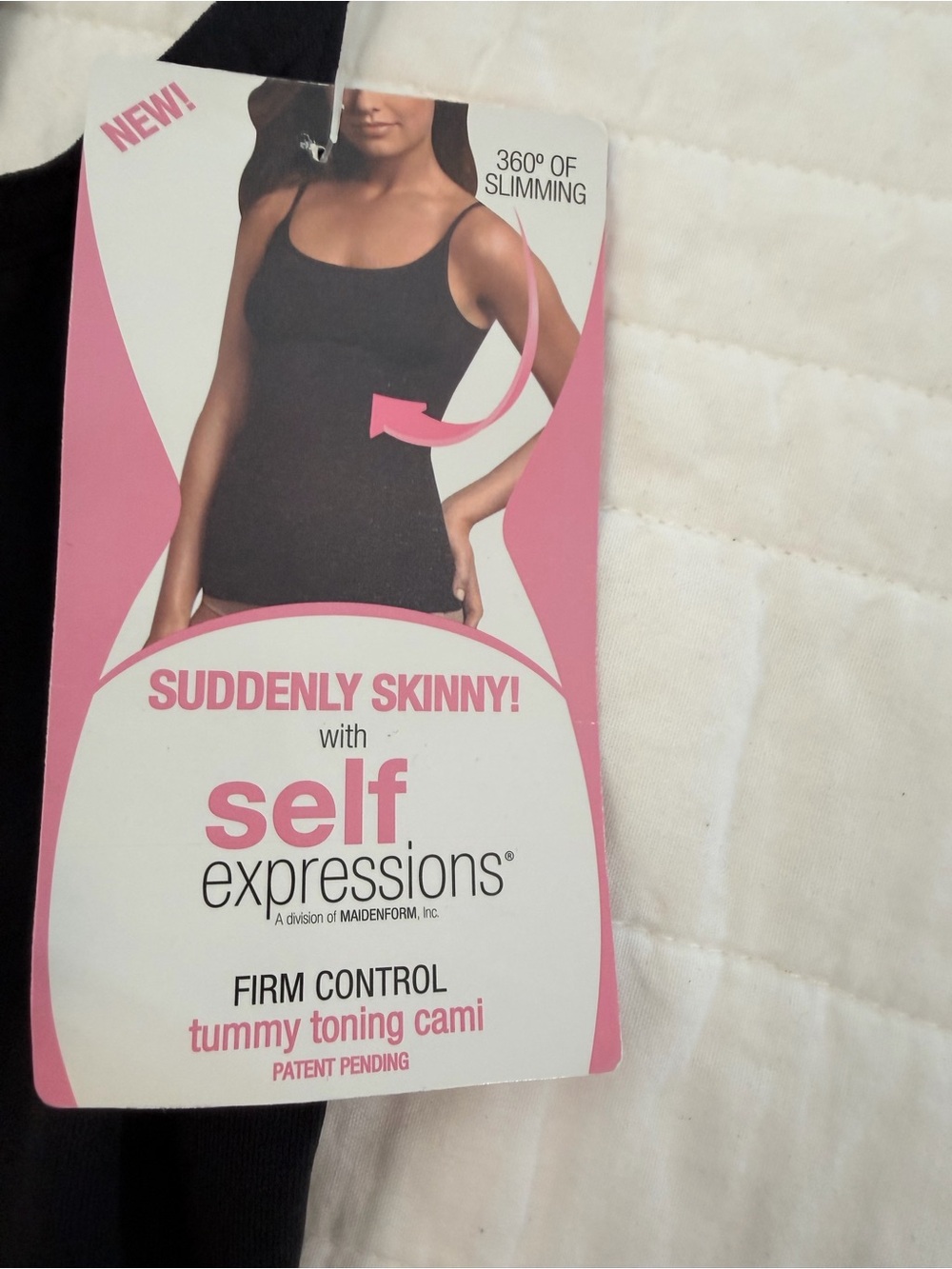 NWT | Maidenform Self Expressions Long Length Firm Control Tank Top Medium - Picture 2 of 8
